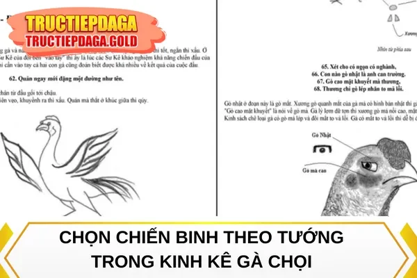 Chọn chiến binh theo tướng trong kinh kê gà chọi